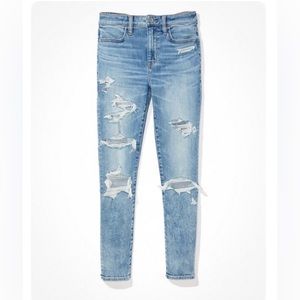 AMERICAN EAGLE. NEXT LEVEL STRETCH. High-rise jegging crop